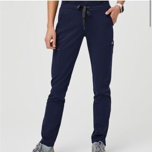 Figs Navy Yola Skinny Scrub Pants navy Small Tall